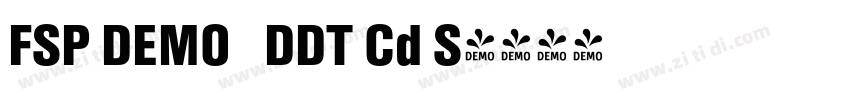 FSP DEMO   DDT Cd S字体转换
